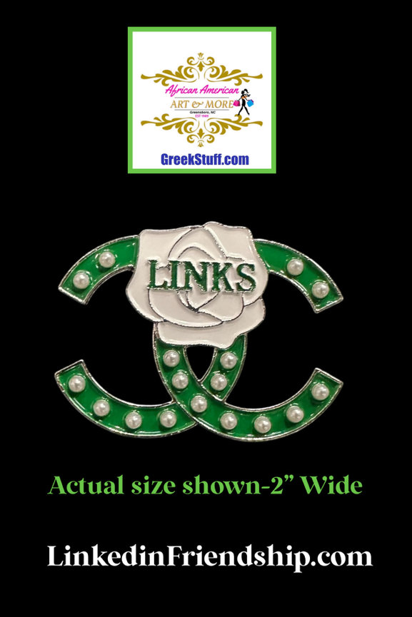 LINKS CC LOGO LAPEL PIN