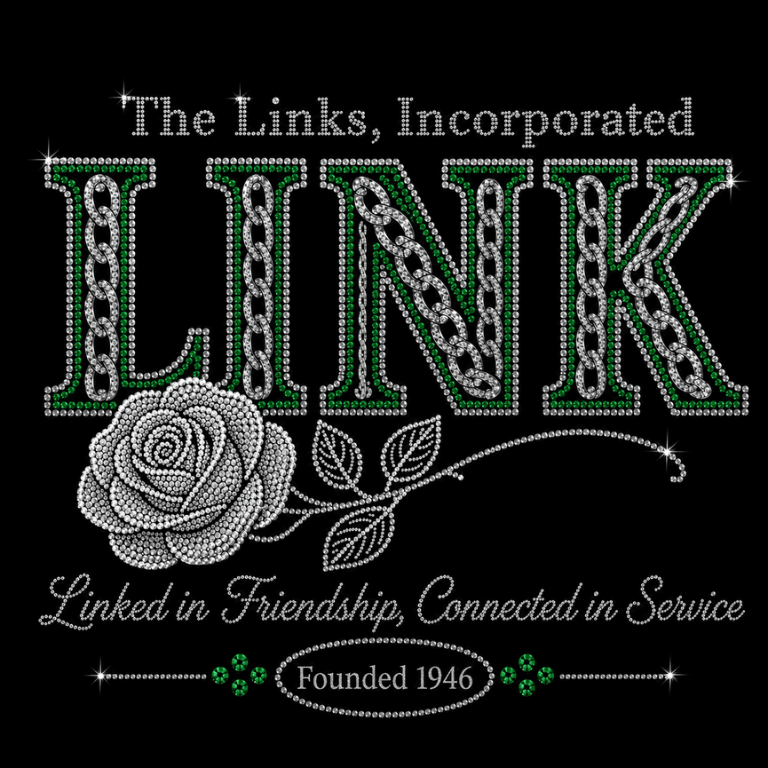 Links Letters Bling Tee