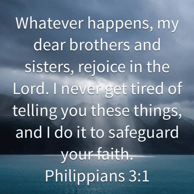 Philippians 3:1