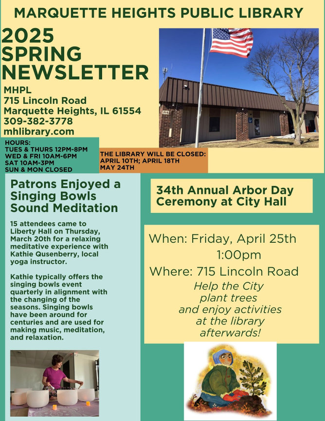 Newsletter Marquette Heights Public Library