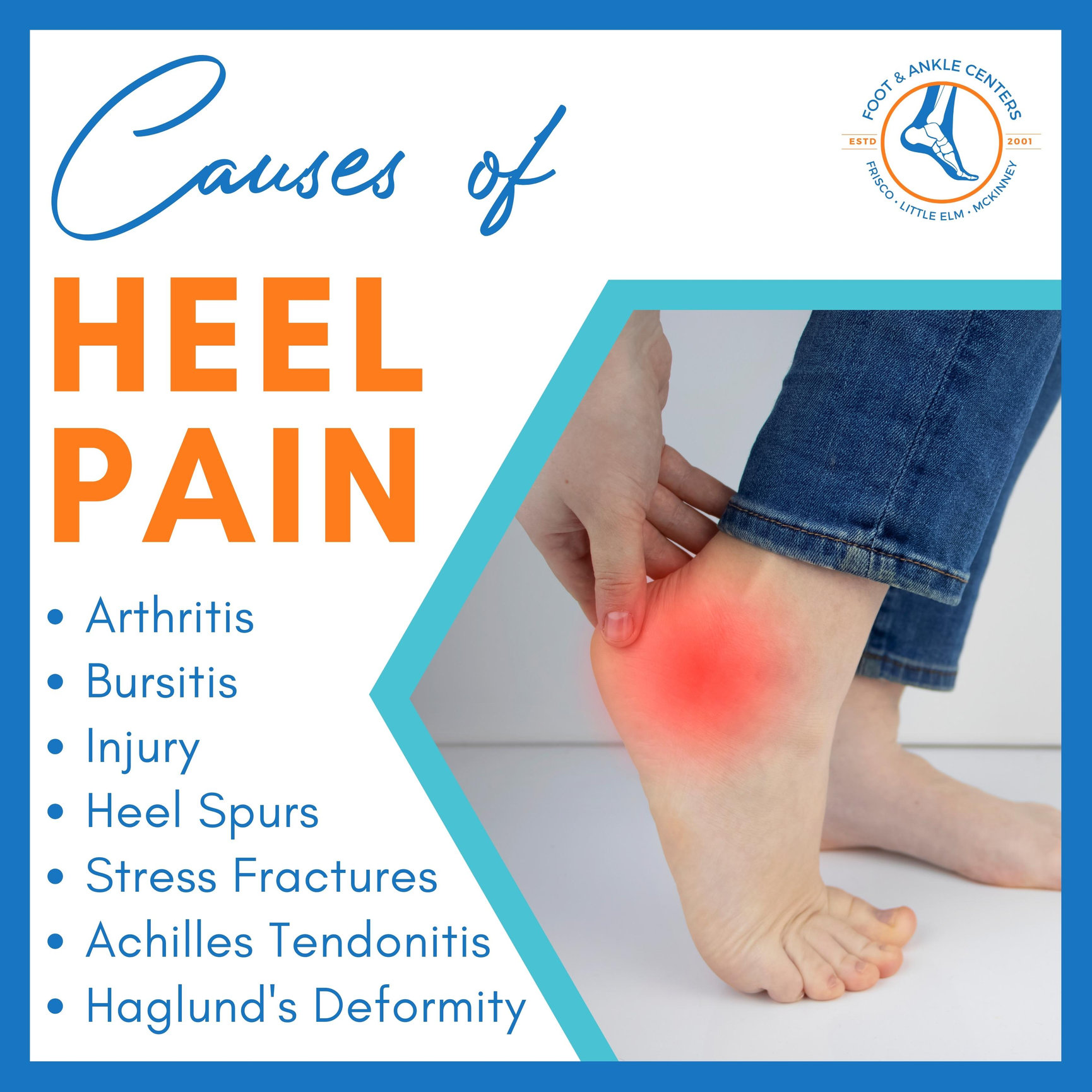 What causes heel pain? - Foot & Ankle Centers of Frisco and Plano