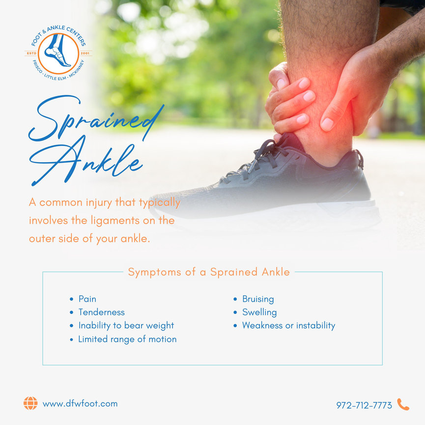 What are Symptoms of a Sprained Ankle? Foot & Ankle Centers of Frisco