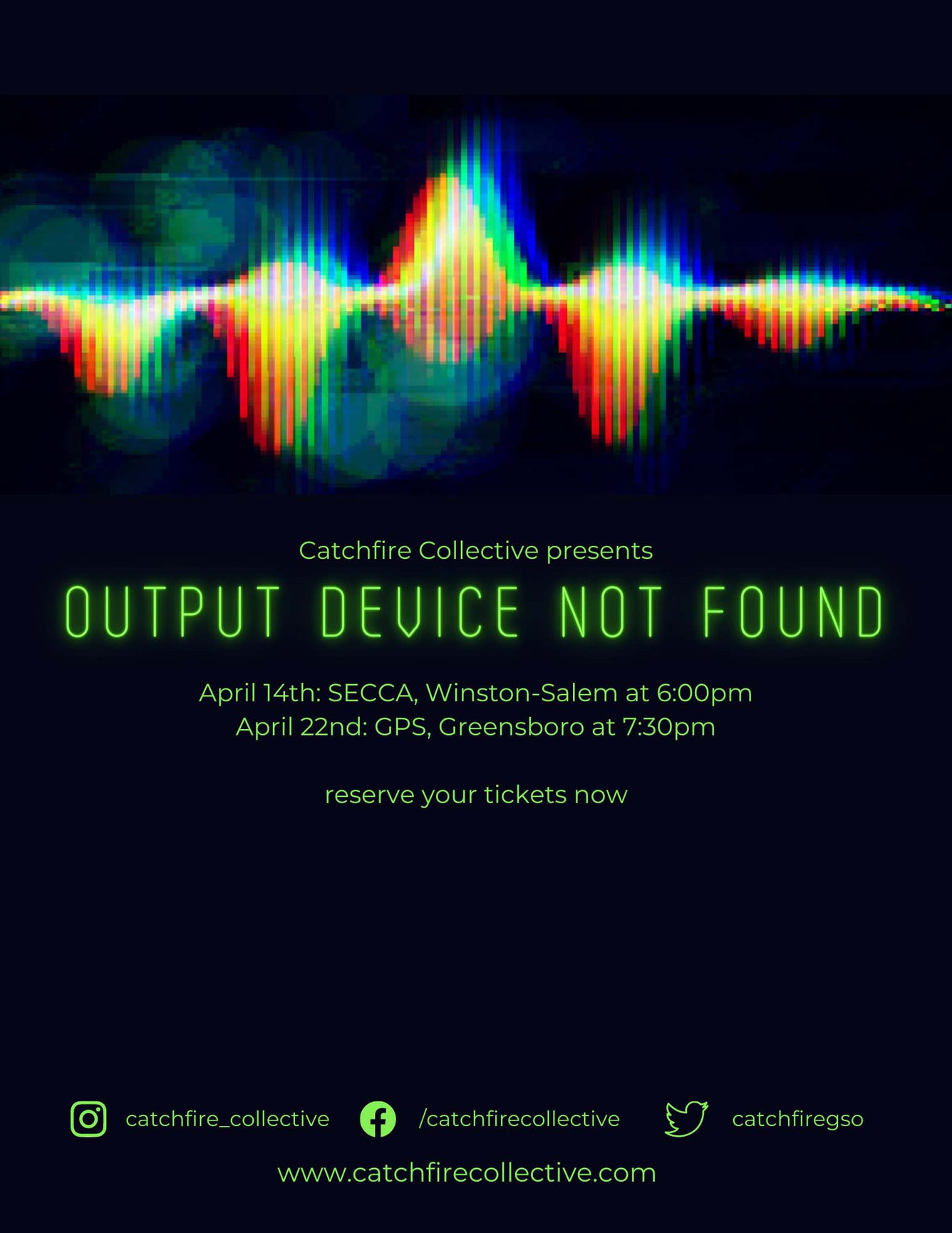 Output Device Not Found Greensboro Project Space