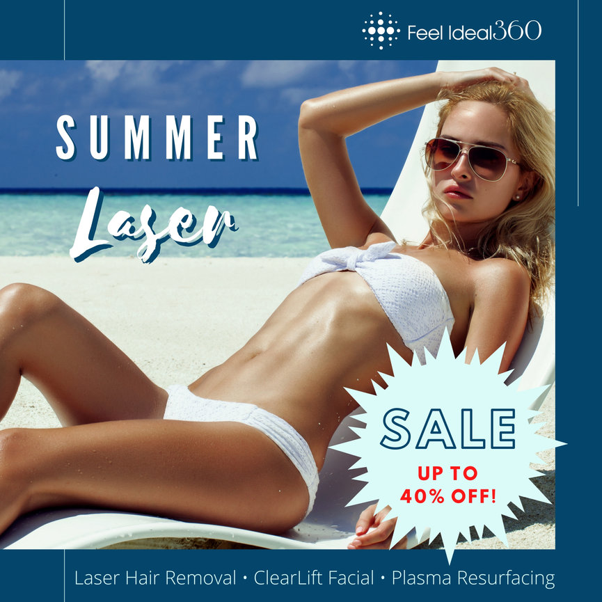 Summer Laser Sale Facial Laser Hair Removal Opus Glow - Feel Ideal 360 Med  Spa - Southlake, TX